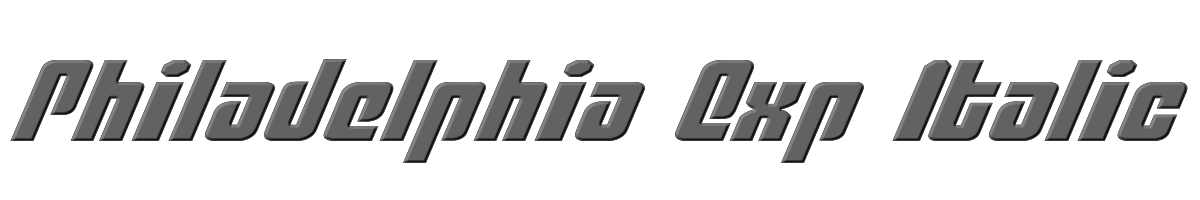 Philadelphia Exp Italic 
