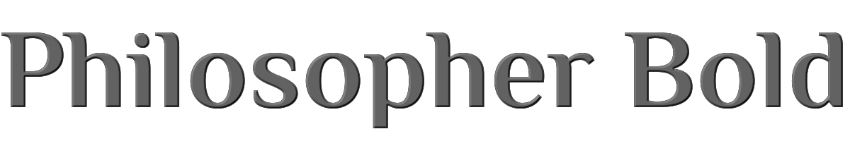 Philosopher Bold 