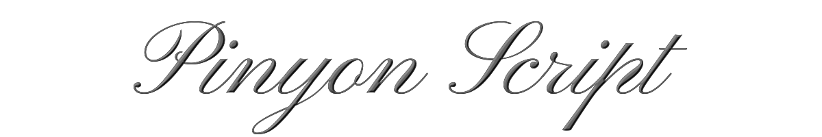 Pinyon Script 