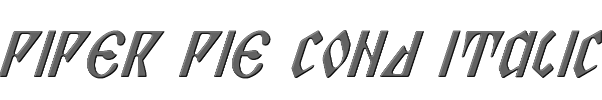 Piper Pie Cond Italic 