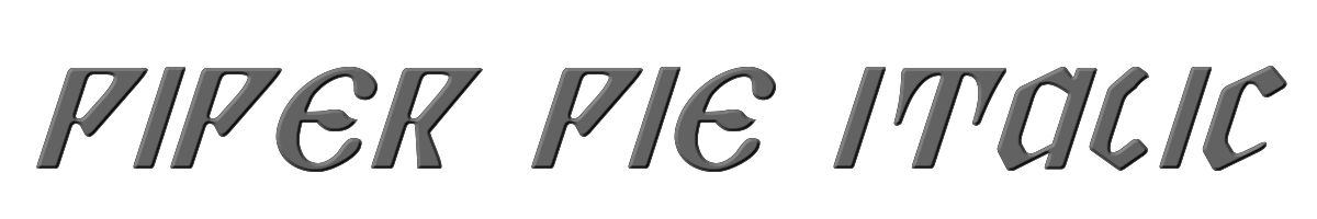 Piper Pie Italic 
