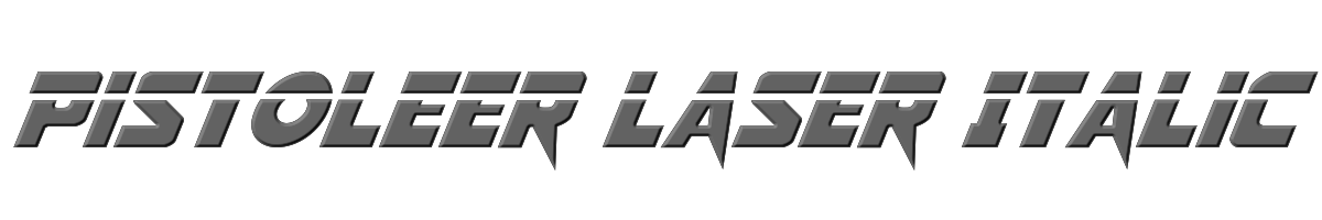Pistoleer Laser Italic 