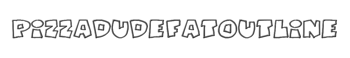 PizzaDudeFatOutline 