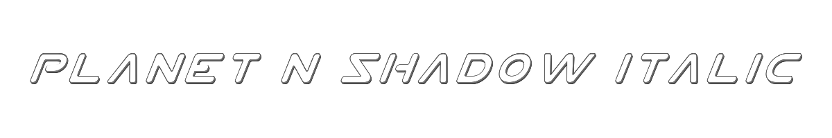 Planet N Shadow Italic 