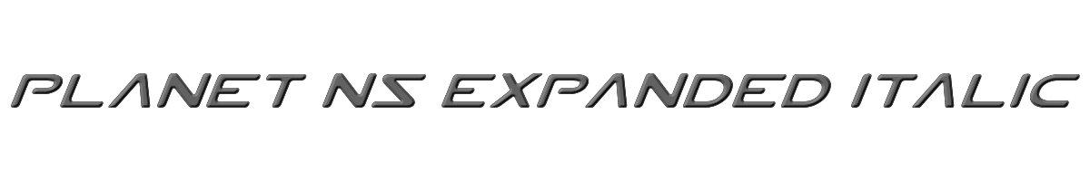 Planet NS Expanded Italic 