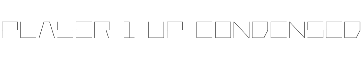 Player 1 Up Condensed 