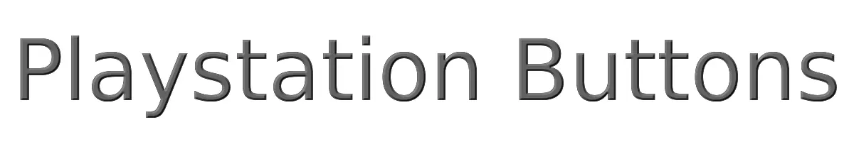 Playstation Buttons 