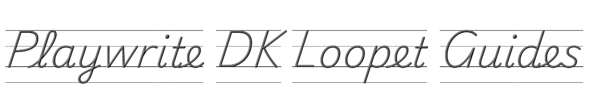 Playwrite DK Loopet Guides 