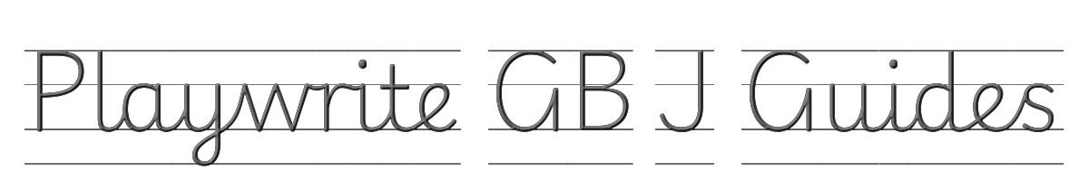 Playwrite GB J Guides 