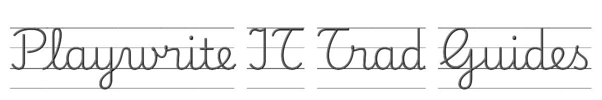 Playwrite IT Trad Guides 