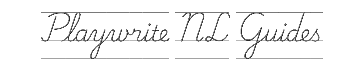 Playwrite NL Guides 