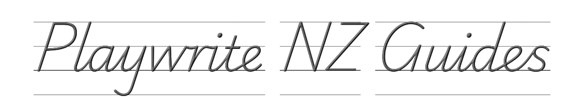 Playwrite NZ Guides 