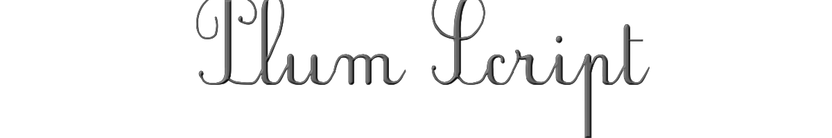 Plum Script 