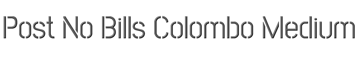 Post No Bills Colombo Medium 