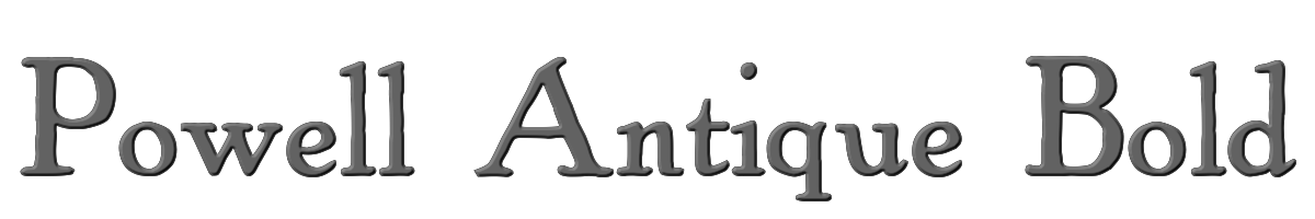 Powell Antique Bold 