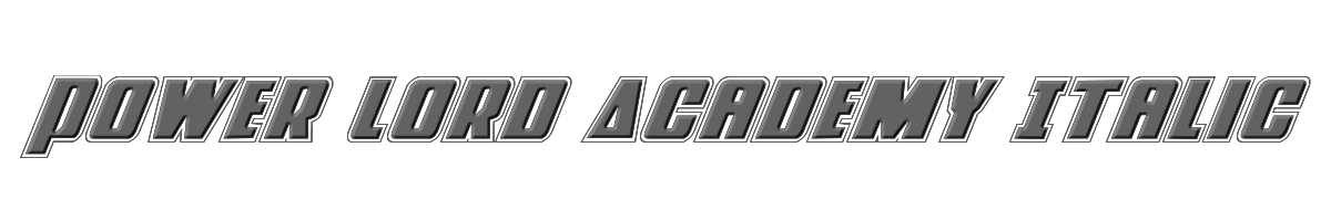 Power Lord Academy Italic 