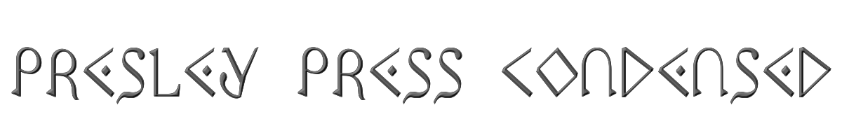Presley Press Condensed 