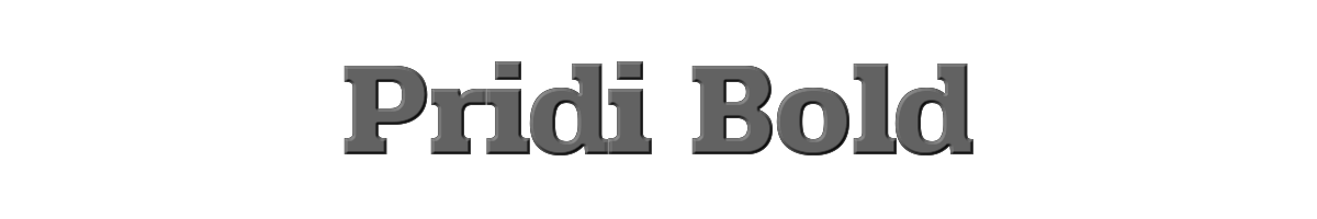 Pridi Bold 