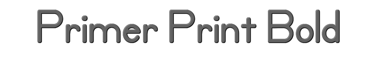 Primer Print Bold 