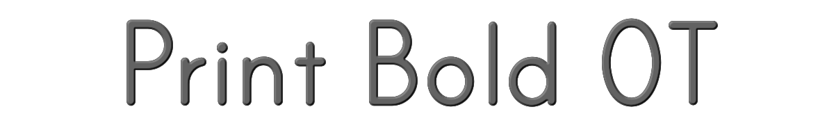 Print Bold OT 