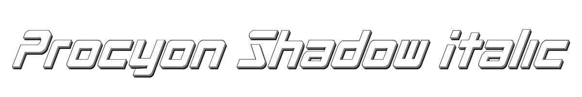 Procyon Shadow Italic 