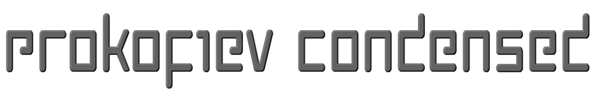 Prokofiev Condensed 