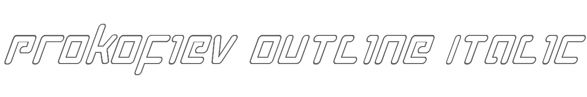 Prokofiev Outline Italic 