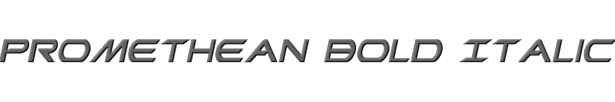 Promethean Bold Italic 