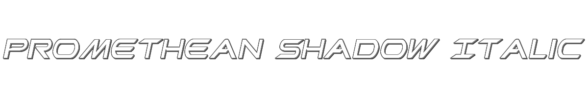 Promethean Shadow Italic 