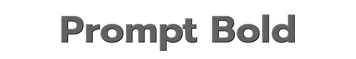 Prompt Bold 