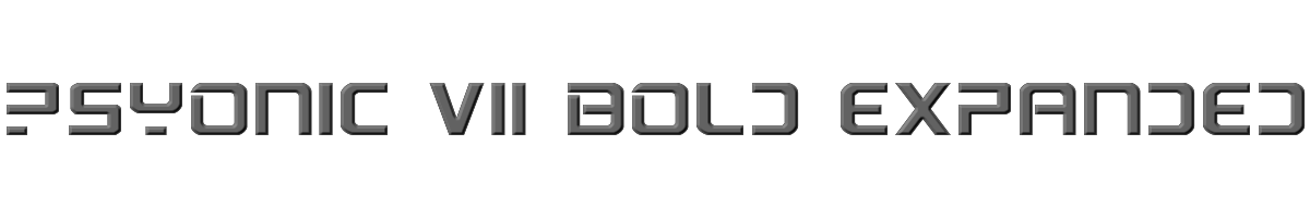 PsYonic VII Bold Expanded 