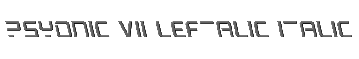 PsYonic VII Leftalic Italic 