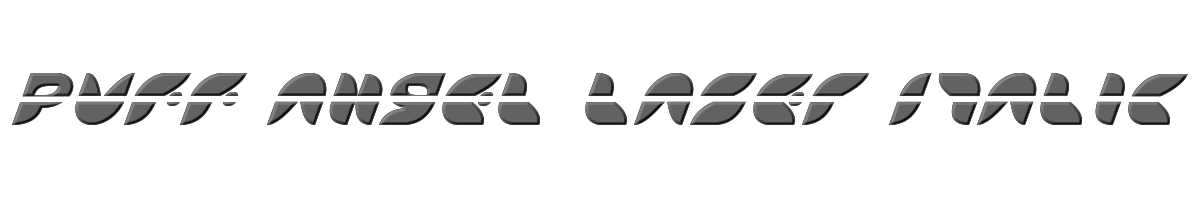 Puff Angel Laser Italic 