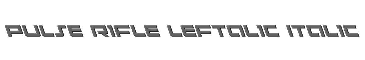Pulse Rifle Leftalic Italic 