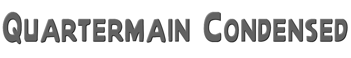 Quartermain Condensed 