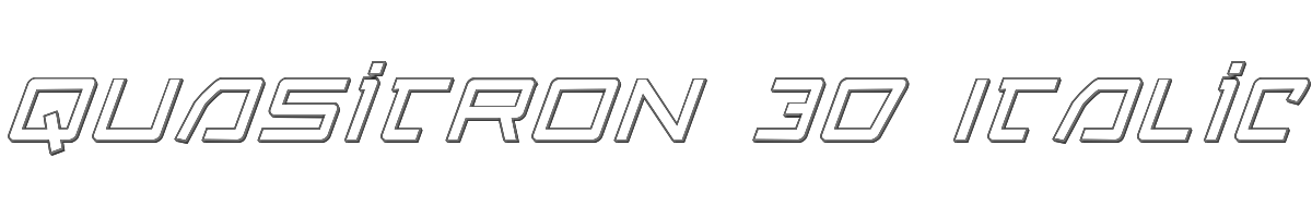 Quasitron 3D Italic 