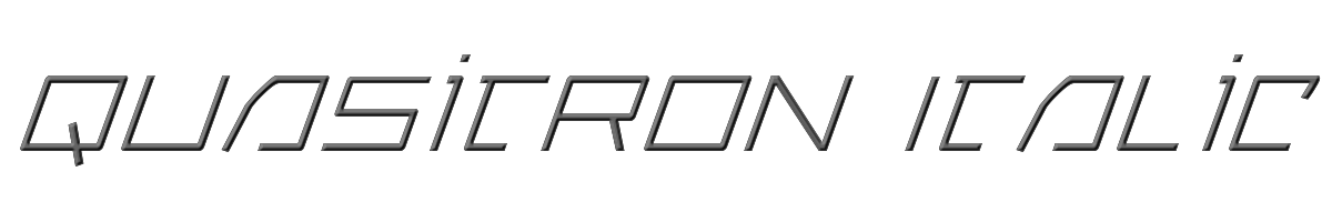 Quasitron Italic 