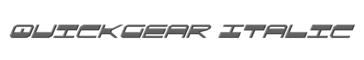 QuickGear Italic 