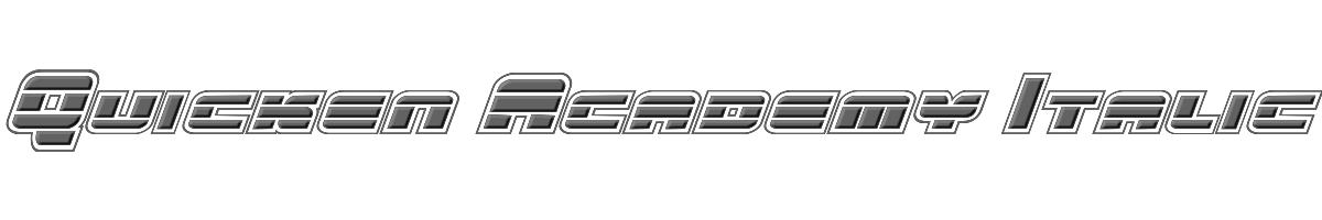Quicken Academy Italic 