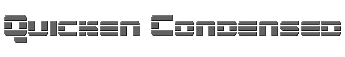 Quicken Condensed 
