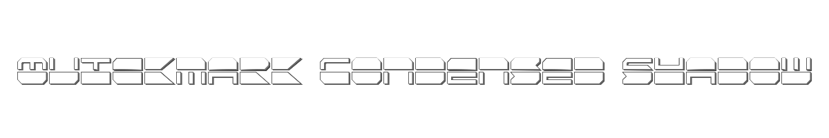 Quickmark Condensed Shadow 