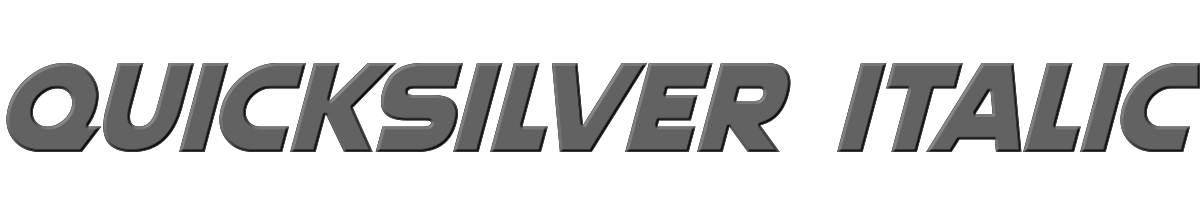 Quicksilver Italic 