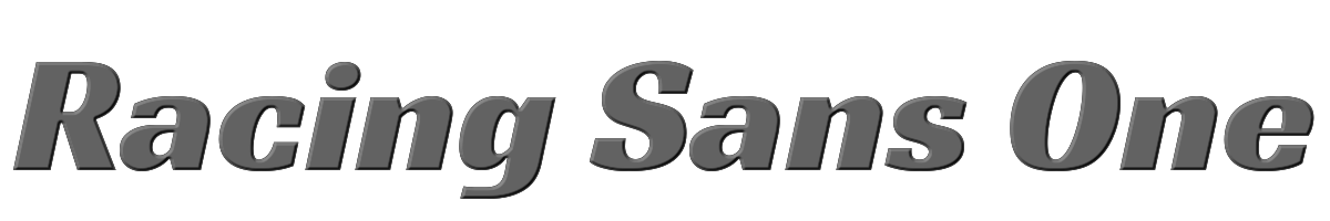 Racing Sans One 