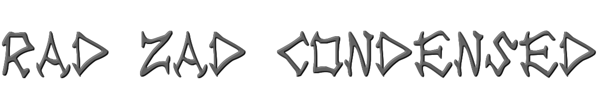 Rad Zad Condensed 