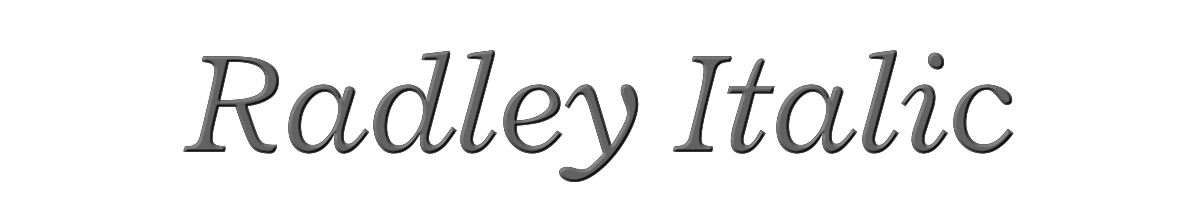 Radley Italic 