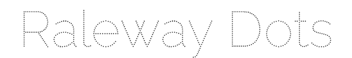 Raleway Dots 