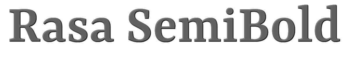 Rasa SemiBold 
