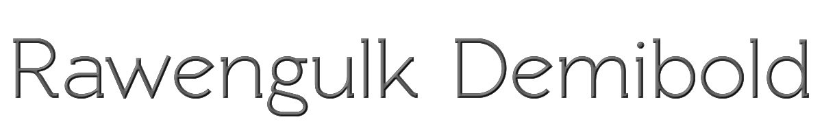 Rawengulk Demibold 