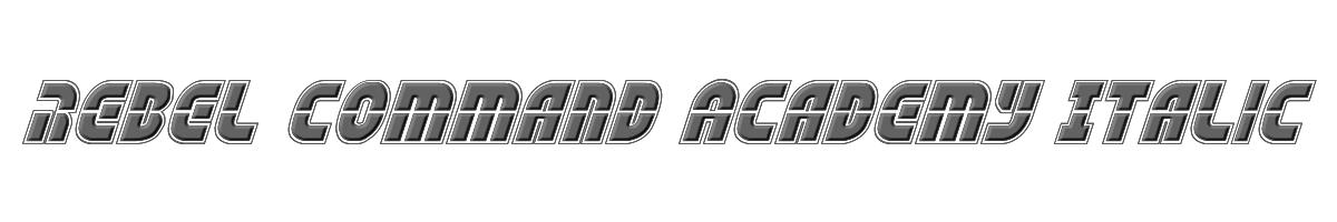 Rebel Command Academy Italic 