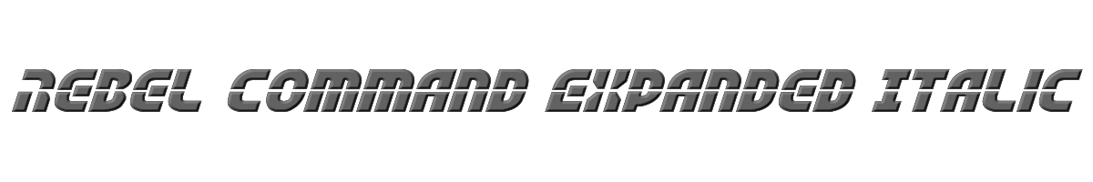 Rebel Command Expanded Italic 
